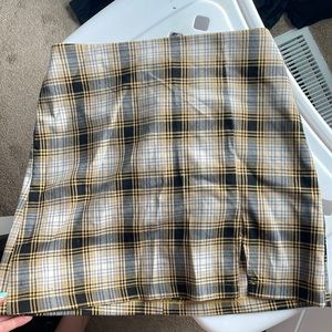 Plaid skirt
